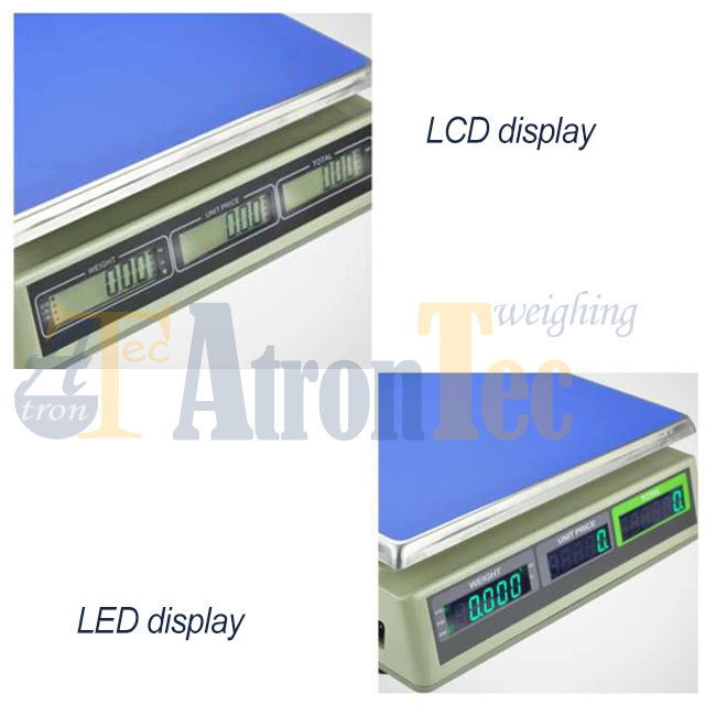 LED-Anzeige-Tischwaage, elektronische Preisrechnerwaage mit 30 kg Kapazität